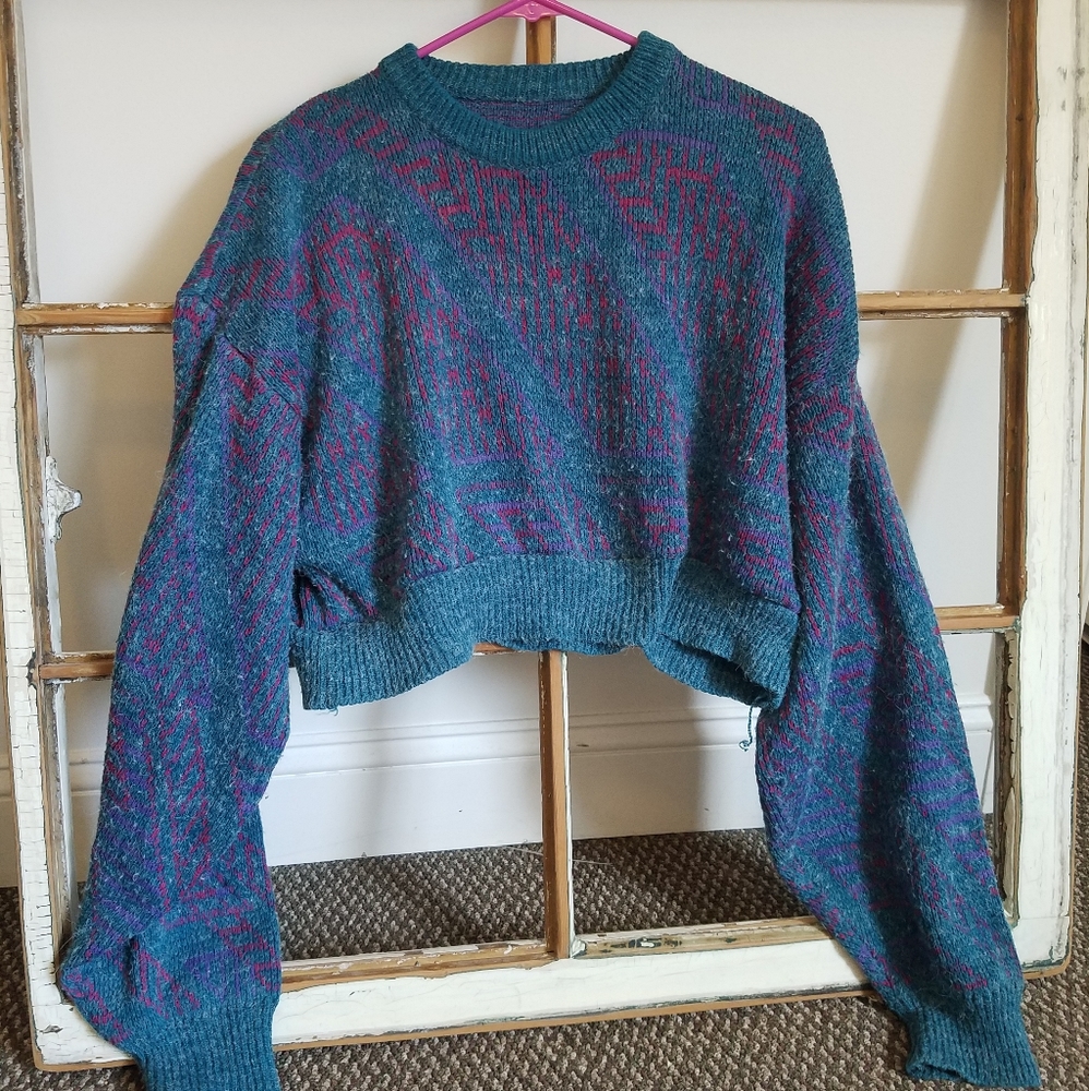 Urban Outfitters Upcycled Cropped Sweater